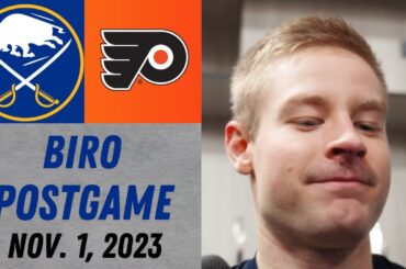 Brandon Biro Postgame Interview vs Philadelphia Flyers (11/1/2023)