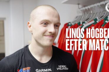 Matchvinnaren Linus Högberg efter 3-2 mot Malmö!