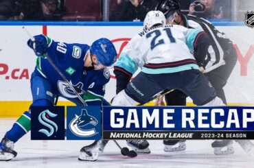 Kraken @ Canucks 11/18 | NHL Highlights 2023