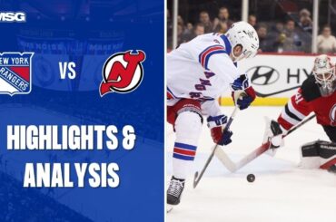 Rangers Score Three Goals In Third To Defeat Devils In New Jersey | New York Rangers