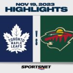 NHL Highlights | Maple Leafs vs. Wild - November 19, 2023 - Global Series Sweden