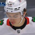 Jeannot, high sticking double minor against Bedard