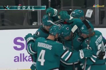 Nikita Okhotiuk's assist on Eklund's game winner vs Blues (16 nov 2023)