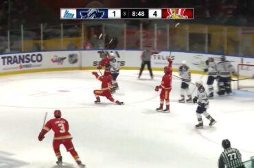 Justin Poirier scores first career hat-trick