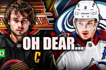THINGS ARE HEATING UP IN THE NHL, & I DON'T LIKE IT… (Canucks, Avalanche, Quinn Hughes & Cale Makar)