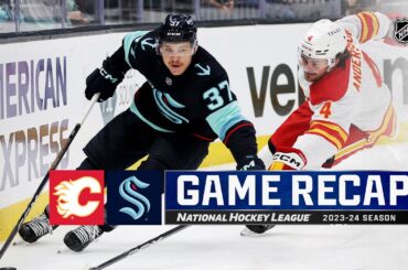 Flames @ Kraken 11/20 | NHL Highlights 2023