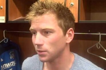 Jacob Peterson post-game interview following first home game with Quakes 7/20/2011