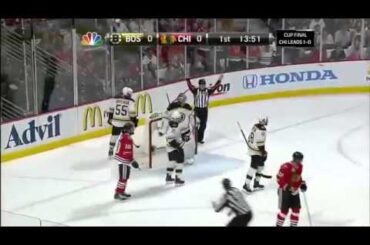 Tuukka Rask Stops Nick Leddy