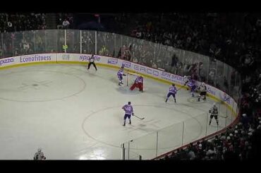 Tanner Laczynski of the Lehigh Valley Phantoms scores vs. the Laval Rocket 11/17/23