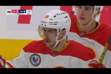 AJ Greer 4-3 Goal @ Toronto Maple Leafs | November 10th 2023 | Calgary Flames