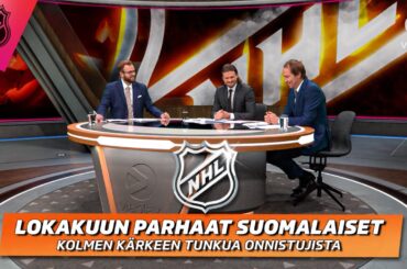 Lokakuun parhaat suomalaiset NHL:ssä | Kolmen kärkeen tunkua onnistujista
