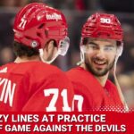 Joe Veleno Replaces Alex Debrincat as Lines Blended at Practice | Previewing the New Jersey Devils