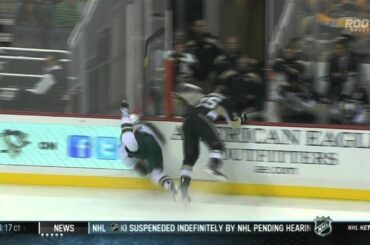 Marco Scandella vs. Eric Tangradi 09/24/11