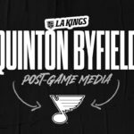 Forward Quinton Byfield | 11.18.23 Postgame Media | LA Kings v St Louis Blues