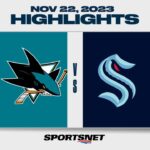 NHL Highlights | Sharks vs. Kraken - November 22, 2023