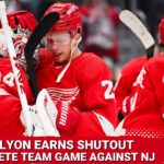 Alex Lyon Shuts Out the Devils for His 1st Red Wing Win! | Detroit Plays Complete Team Game for 60!