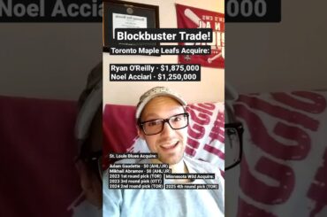 My thoughts on the Ryan O'Reilly trade