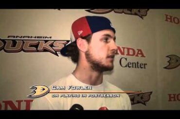 Cam Fowler On His Rookie Season With Anaheim