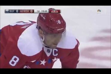 Alex Ovechkin meets Rasmus Ristolainen and its not good for him (2018)