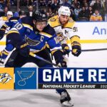 Predators @ Blues 11/24 | NHL Highlights 2023
