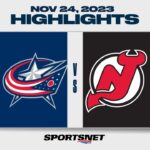NHL Highlights | Blue Jackets vs. Devils - November 24, 2023