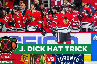 Jason Dickinson Hat Trick, Kevin Korchinski OT Winner Ends Losing Streak! | CHGO Blackhawks Postgame