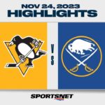 NHL Highlights | Penguins vs. Sabres - November 24, 2023
