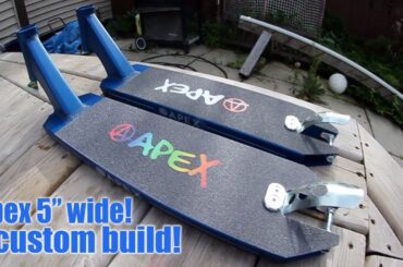 APEX CUSTOM SCOOTER BUILD X2! (with clips!)