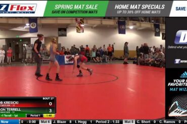 Mat 11 77 Jacob Kresicki North Carolina Vs Bryson Terrell Team Tennessee