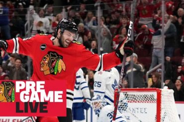 Jason Dickinson records hat trick in Blackhawks' comeback win over Maple Leafs