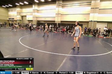 MS BOYS 87 Korbin Chuchran Westlake Wrestling Club Vs Parker Hamilton Inland Northwest Wrestling T