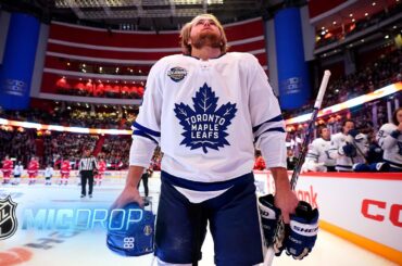 Nylander, DeBrincat Mic'd Up for Overseas Original Six Matchup | NHL Mic Drop