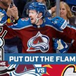 Nathan MacKinnon helps the Colorado Avalanche douse the Calgary Flames
