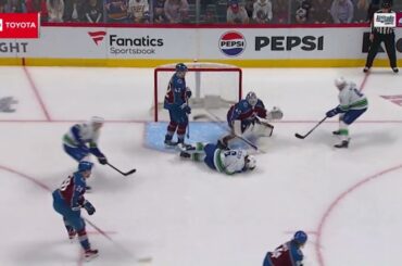 Josh Manson Ejected For Cross Checking Brock Boeser in The Face