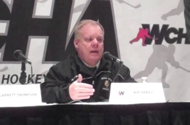 WCHA Final Five Semifinals: Ferris State Press Conference - 3/21/14