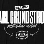Forward Carl Grundstrom | 11.25.23 LA Kings v Montreal Canadiens | Postgame Media