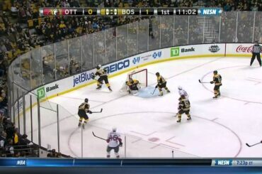 Gotta See It: Marchand gets Borowiecki with bad, low bridge hit