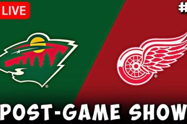 🔴POST GAME SHOW! Minnesota Wild vs. Detroit Red Wings | NHL News | INTERACTIVE LIVE CHAT COMMENT⬇️
