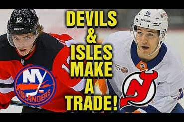 NJ Devils TRADE Tyce Thompson To The NY Islanders for Arnaud Durandeau!