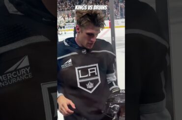 Hockey Fight at Bruins vs Kings  #GoKingsGo