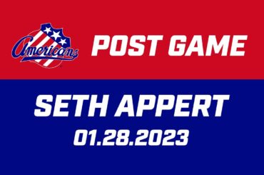 Seth Appert Post Game | 01.28.23
