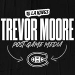 Forward Trevor Moore | 11.25.23 LA Kings v Montreal Canadiens | Postgame Media