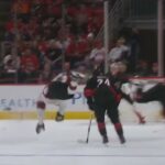 Dmitry Orlov hip check on Mathieu Joseph!