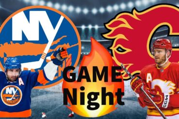 New York Islanders vs Calgary Flames//Live Commentary and Reaction