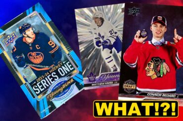 THEY WENT AND DID IT! - 2023-24 Upper Deck Series 1 Hockey Hobby Box Break