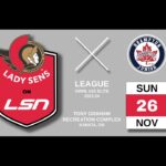 2023/11/26 1:00 PM : Brampton Jr Canadettes @ Ottawa Jr Lady Senators