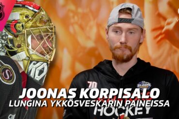 Joonas Korpisalo lungina ykkösveskarin paineissa