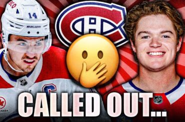 NICK SUZUKI & COLE CAUFIELD CALLED OUT… Re: Arpon Basu (Montreal Canadiens, Habs News & Rumours) NHL