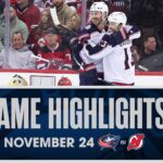 BOONE JENNER extends goal streak to three games in Blue Jackets 2-1 WIN | Game Highlights (11/24/23)