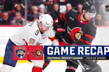 Panthers @ Senators 11/27 | NHL Highlights 2023